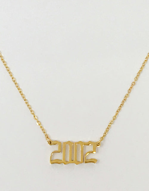 Load image into Gallery viewer, Birth Year Necklace by Ellisonyoung.com
