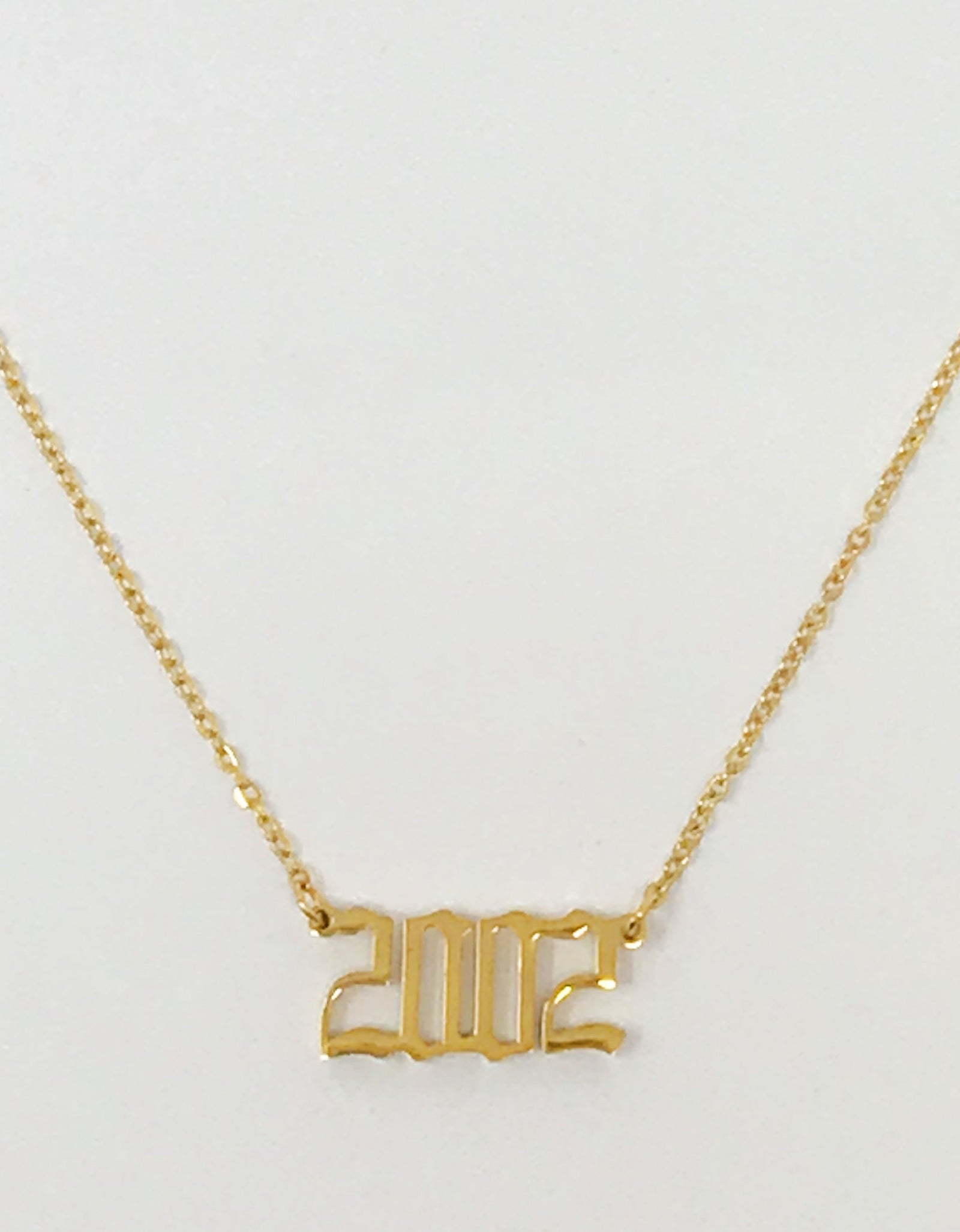 Birth Year Necklace by Ellisonyoung.com