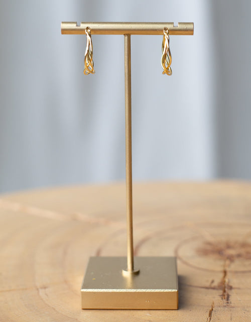 Load image into Gallery viewer, Braided Hoop Earrings
