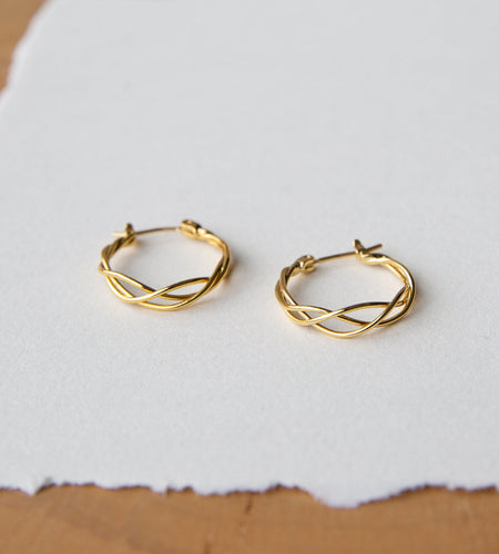 Braided Hoop Earrings