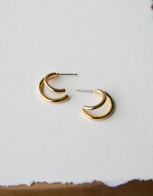 Load image into Gallery viewer, Double Hoop Earrings
