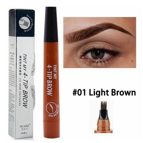 Load image into Gallery viewer, 4-TIP Waterproof BROW Liquid Eyebrow Pencil by Js House
