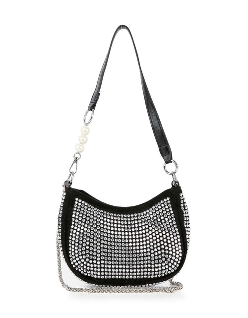 Load image into Gallery viewer, Rhinestone Accented Petite Shoulder Bag by Handbag Factory
