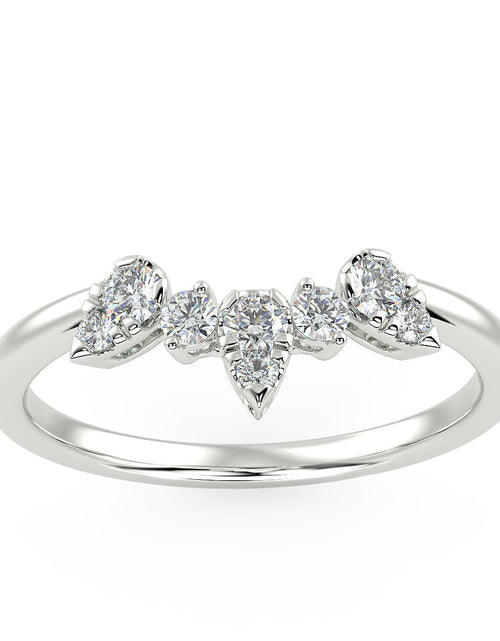 Load image into Gallery viewer, Supernova Band in White Gold (0.15 Ct. Tw.) by Brilliant Carbon
