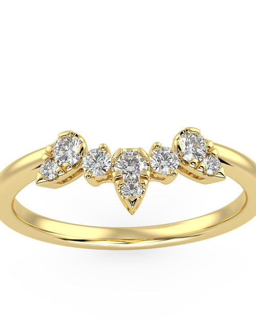 Load image into Gallery viewer, Supernova Band in Yellow Gold (0.15 Ct. Tw.) by Brilliant Carbon

