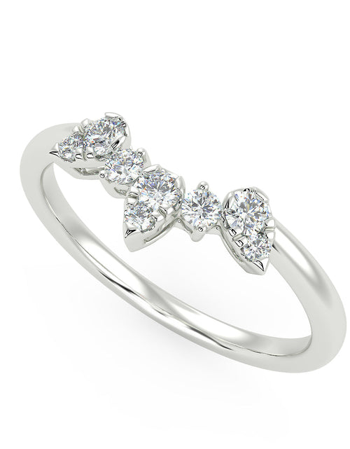 Load image into Gallery viewer, Supernova Band in White Gold (0.15 Ct. Tw.) by Brilliant Carbon
