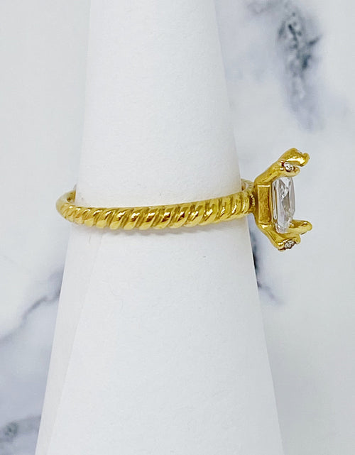 Load image into Gallery viewer, Braided Single Stone Ring by Ellisonyoung.com
