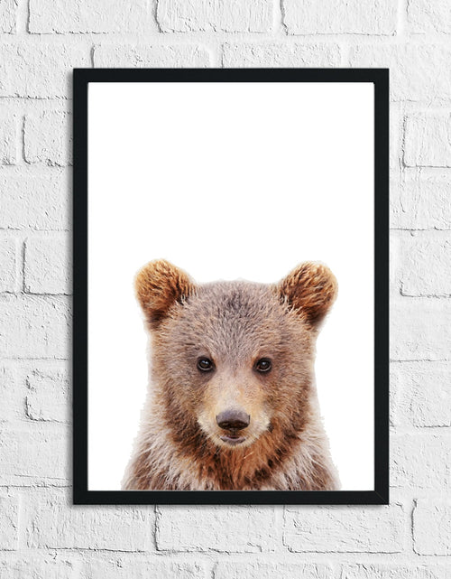 Load image into Gallery viewer, Bear Animal Woodlands Nursery Children's Room Wall Decor Print by WinsterCreations™ Official Store

