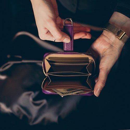 Load image into Gallery viewer, BELGRAVIA Zipper Wallet by Vaultskin
