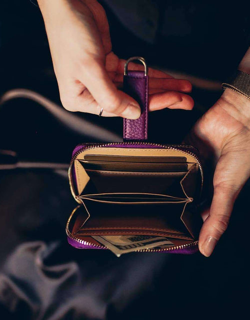 Load image into Gallery viewer, BELGRAVIA Zipper Wallet by Vaultskin
