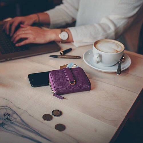 Load image into Gallery viewer, BELGRAVIA Zipper Wallet by Vaultskin
