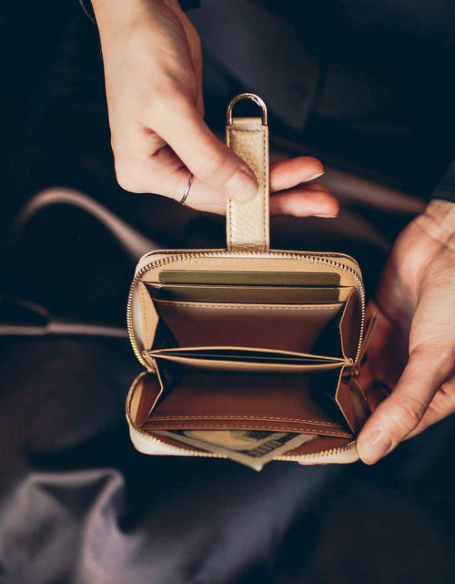 Load image into Gallery viewer, BELGRAVIA Zipper Wallet by Vaultskin
