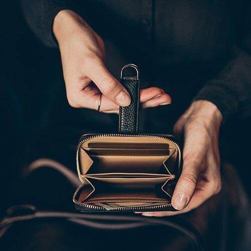 Load image into Gallery viewer, BELGRAVIA Zipper Wallet by Vaultskin
