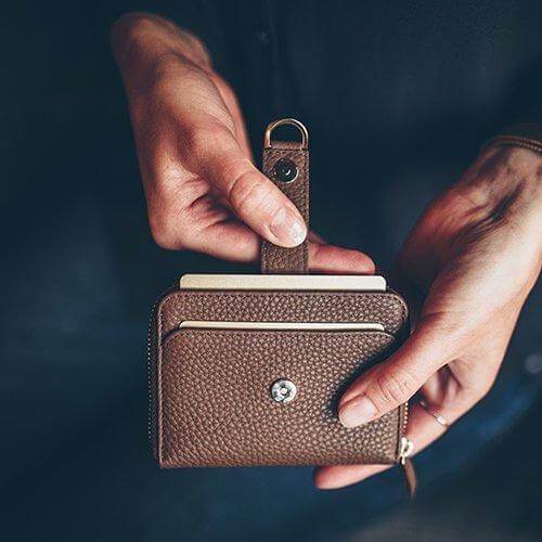 Load image into Gallery viewer, BELGRAVIA Zipper Wallet by Vaultskin
