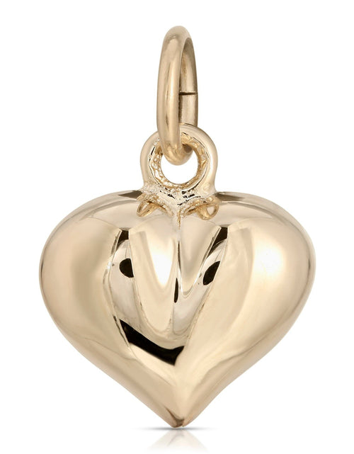 Load image into Gallery viewer, BENNY PUFFY HEART CHARM by eklexic jewelry

