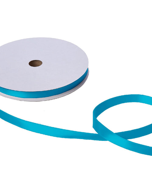 Load image into Gallery viewer, Jillson &amp; Roberts Double-Faced Satin Ribbon, 5/8" Wide x 100 Yards, Turquoise by Present Paper
