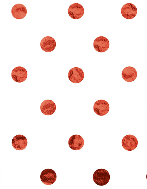 Load image into Gallery viewer, Red Foil Hot Dots Gift Tissue Paper by Present Paper
