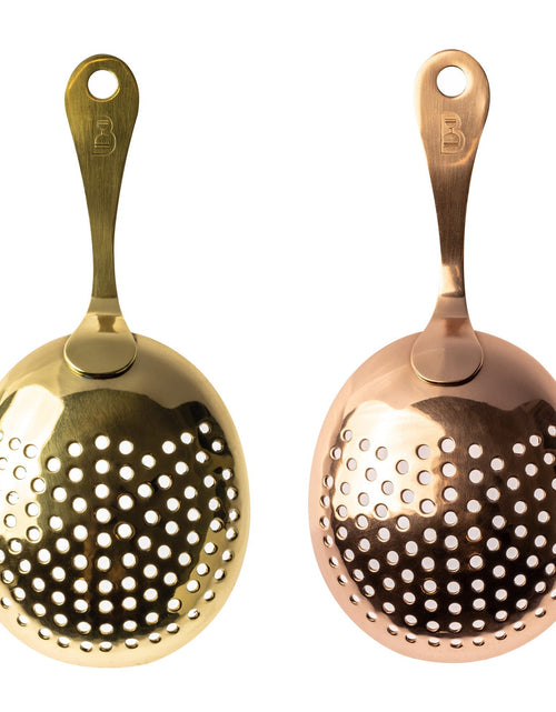 Load image into Gallery viewer, Solid Copper and Brass Julep Strainers by Bull In China
