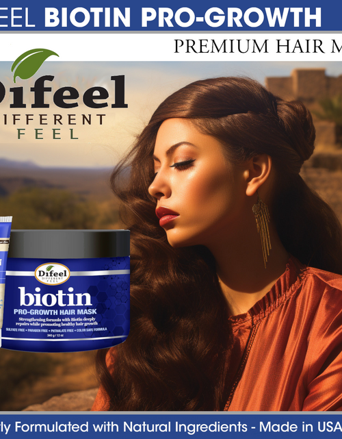 Load image into Gallery viewer, Difeel Biotin Pro-Growth Hair Mask 8 oz. by difeel - find your natural beauty
