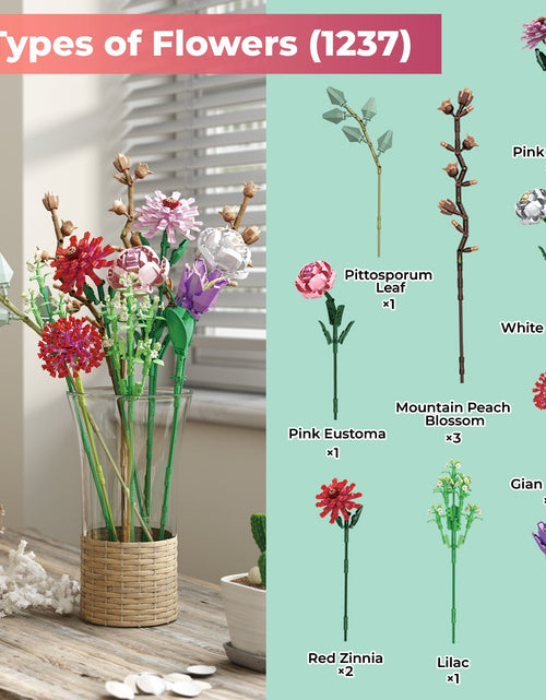 Load image into Gallery viewer, Contixo BK03 Spring Bouquet Floral Collection Building Block Set - 1237 PCS by Contixo
