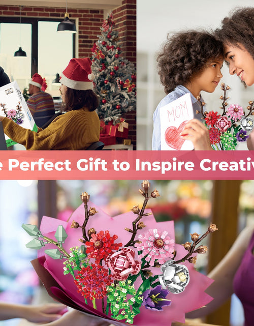 Load image into Gallery viewer, Contixo BK03 Spring Bouquet Floral Collection Building Block Set - 1237 PCS by Contixo

