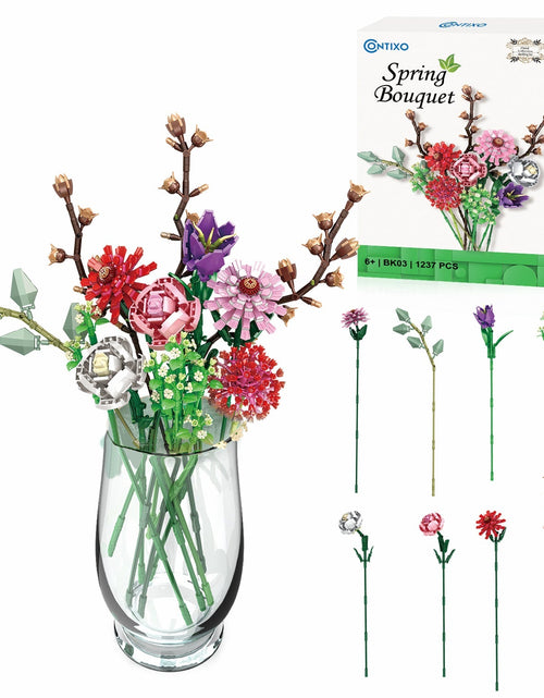 Load image into Gallery viewer, Contixo BK03 Spring Bouquet Floral Collection Building Block Set - 1237 PCS by Contixo
