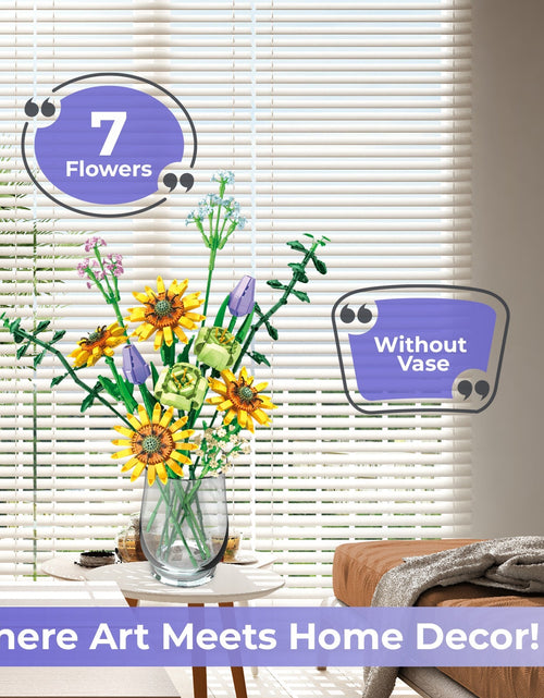 Load image into Gallery viewer, Contixo BK04 Sunflower Bouquet Floral Collection Building Block Set - 975 PCS by Contixo
