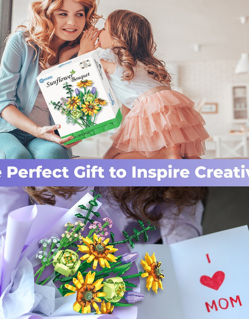 Load image into Gallery viewer, Contixo BK04 Sunflower Bouquet Floral Collection Building Block Set - 975 PCS by Contixo

