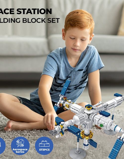 Load image into Gallery viewer, Contixo BK07 Aerospace Series Space Station Building Block Set - 573 PCS by Contixo
