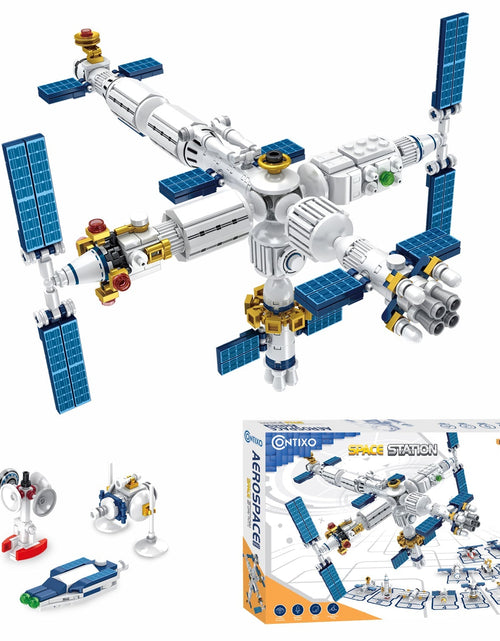 Load image into Gallery viewer, Contixo BK07 Aerospace Series Space Station Building Block Set - 573 PCS by Contixo
