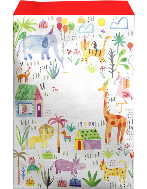 Load image into Gallery viewer, Medium Birthday Printed Padded Mailing Envelopes, Party Time by Present Paper

