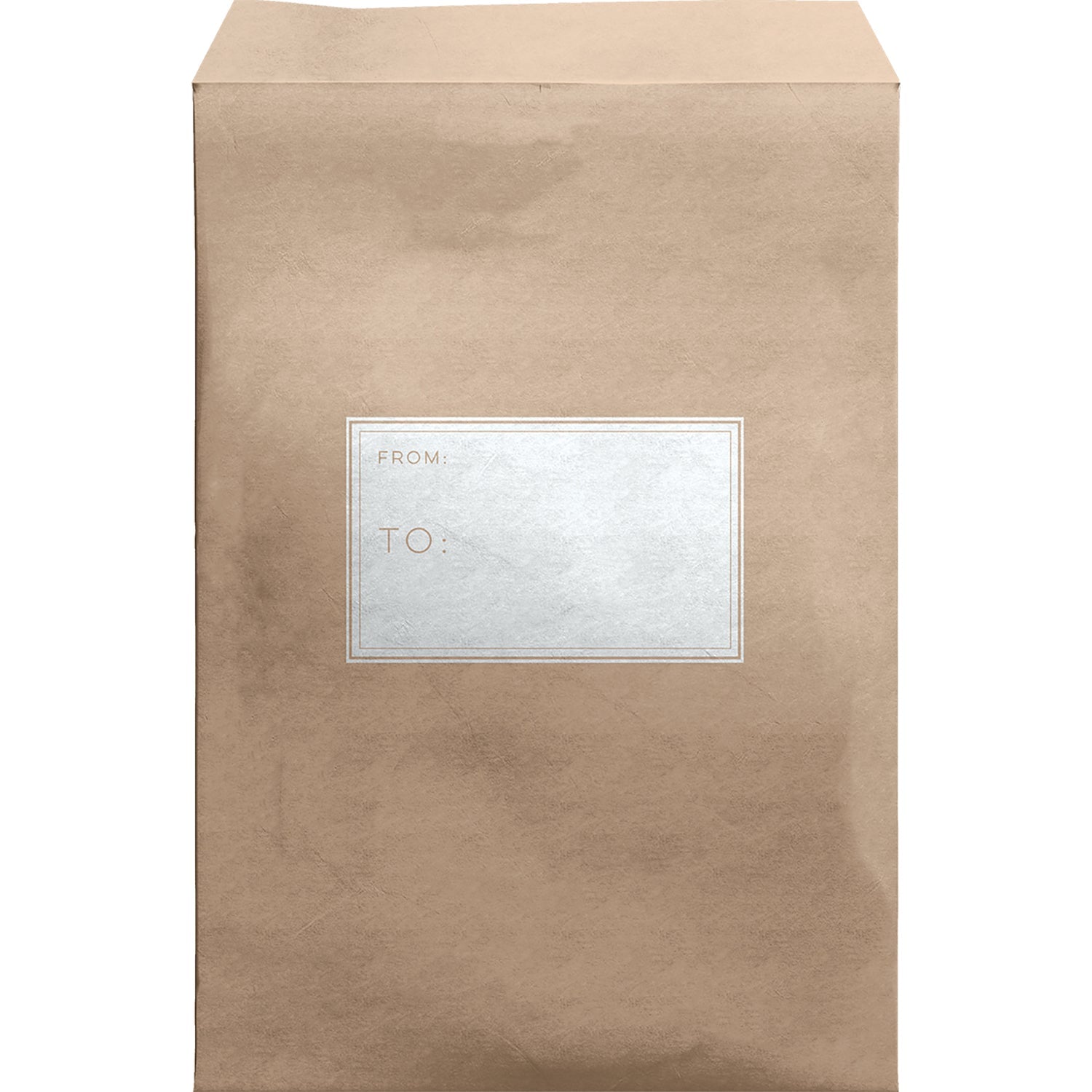 Medium Printed Padded Mailing Envelopes, Natural by Present Paper