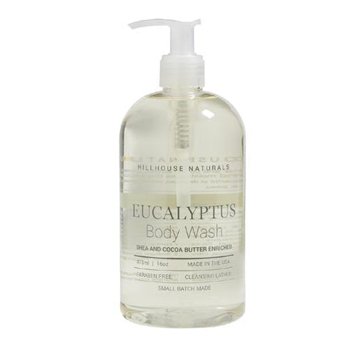 Load image into Gallery viewer, Hillhouse Naturals Body Wash 16 Oz. - Eucalyptus by FreeShippingAllOrders.com
