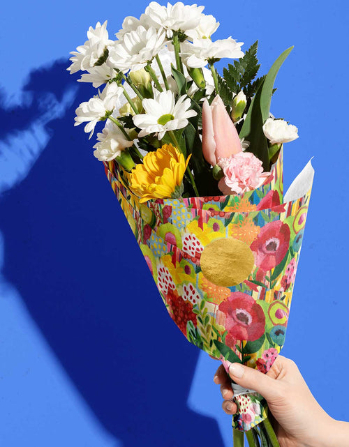 Load image into Gallery viewer, Floral Collage 20" x 30" Gift Tissue Paper by Present Paper
