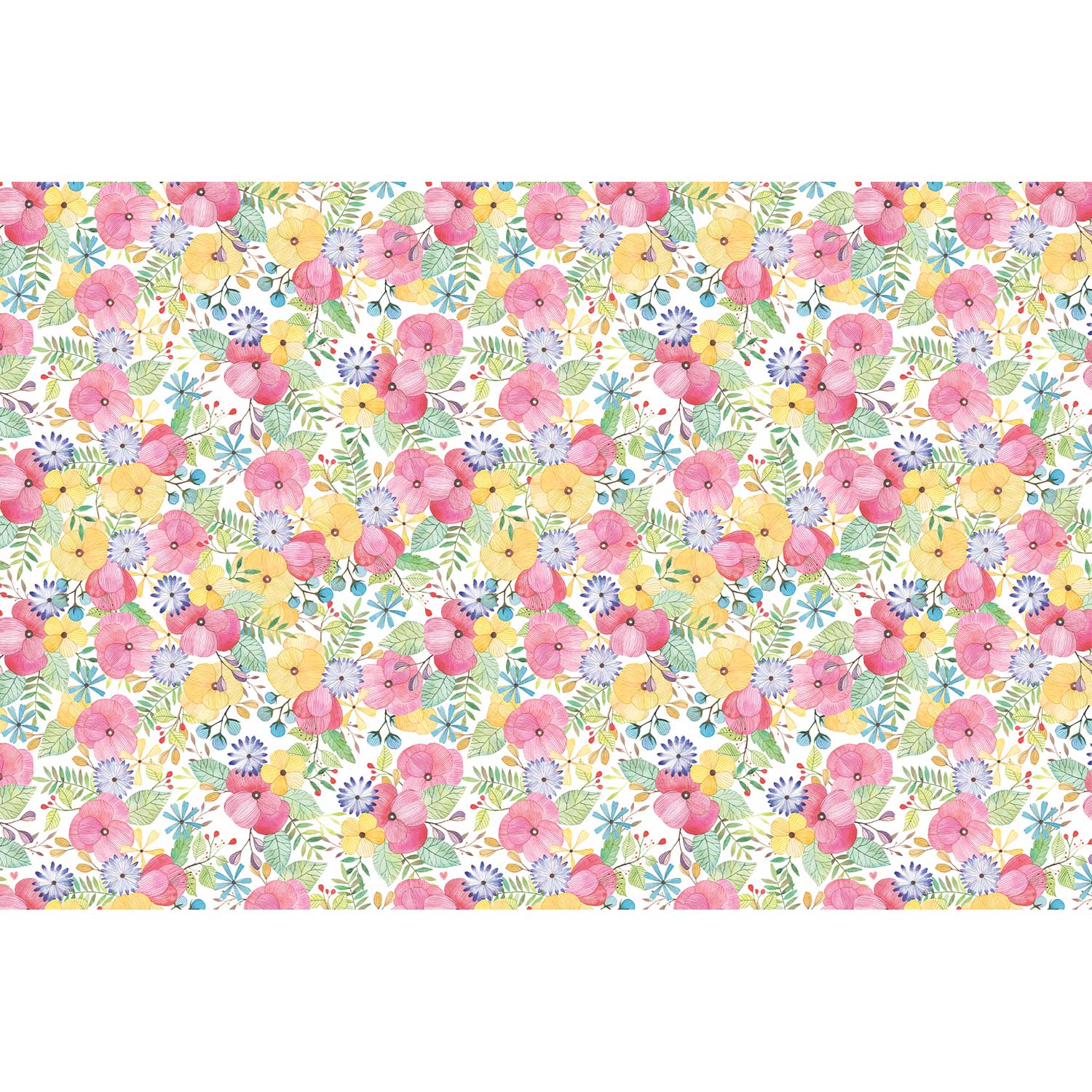 Watercolor Petal 20" x 30" Floral Gift Tissue Paper by Present Paper