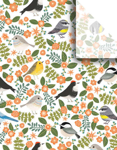 Load image into Gallery viewer, Birdie 20" x 30" Floral Gift Tissue Paper by Present Paper
