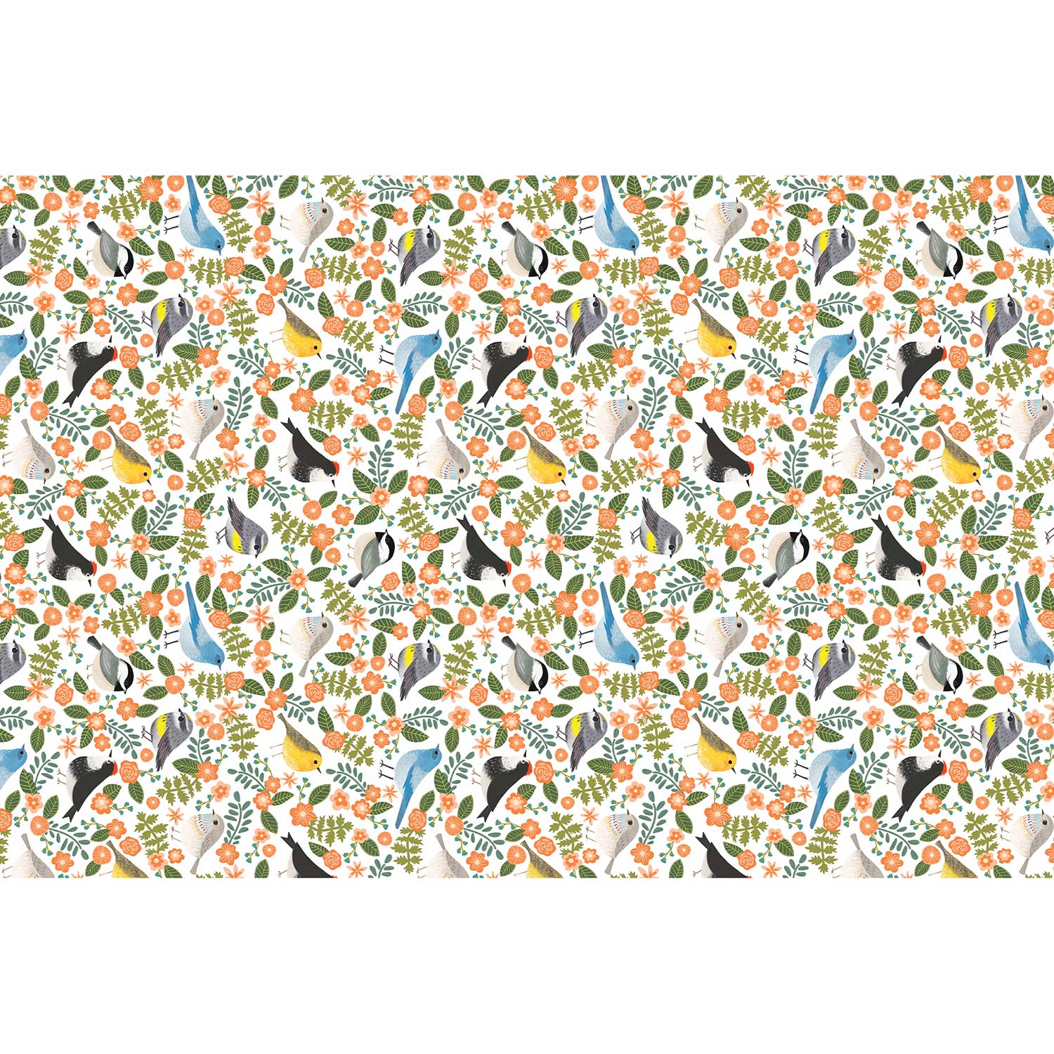 Birdie 20" x 30" Floral Gift Tissue Paper by Present Paper