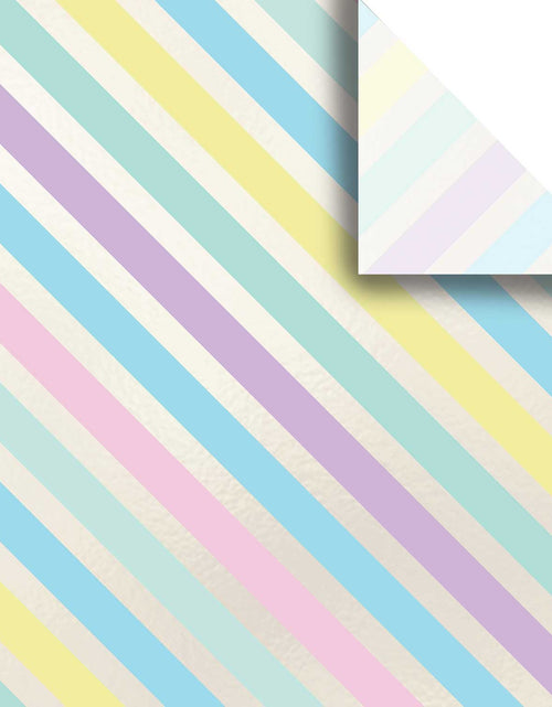 Load image into Gallery viewer, Pastel Stripe 20" x 30" Baby Gift Tissue Paper by Present Paper
