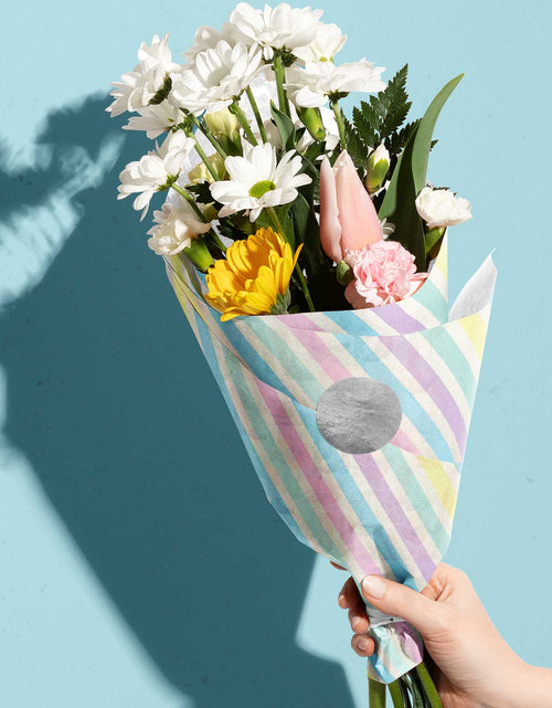 Load image into Gallery viewer, Pastel Stripe 20" x 30" Baby Gift Tissue Paper by Present Paper
