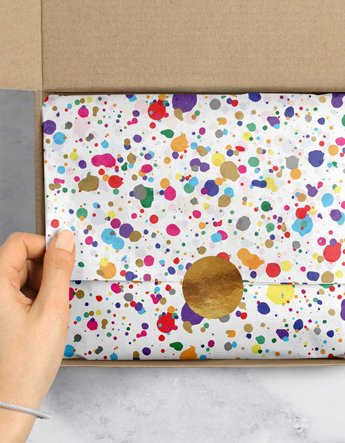 Load image into Gallery viewer, Paint Splatter 20" x 30" Gift Tissue Paper by Present Paper
