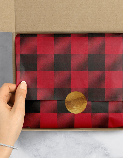 Load image into Gallery viewer, Buffalo Plaid Christmas Gift Tissue Paper by Present Paper
