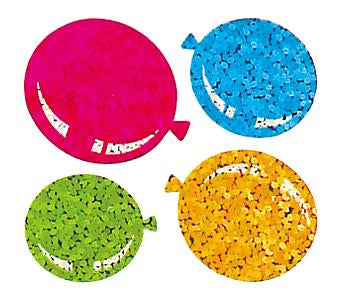 Load image into Gallery viewer, Bulk Roll Prismatic Stickers, Mini Balloons (100 Repeats) by Present Paper
