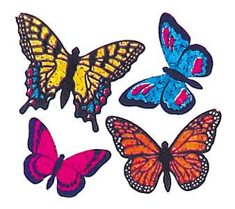 Load image into Gallery viewer, Bulk Roll Prismatic Stickers, Mini Butterflies (100 Repeats) by Present Paper

