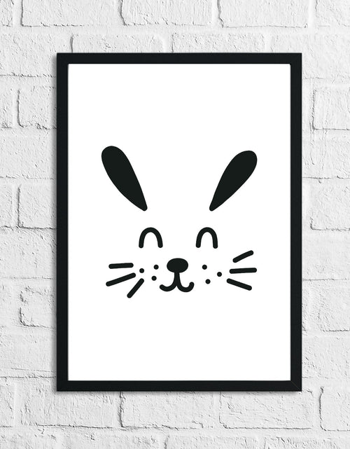 Load image into Gallery viewer, Scandinavian Bunny Children's Nursery Room Wall Decor Print by WinsterCreations™ Official Store
