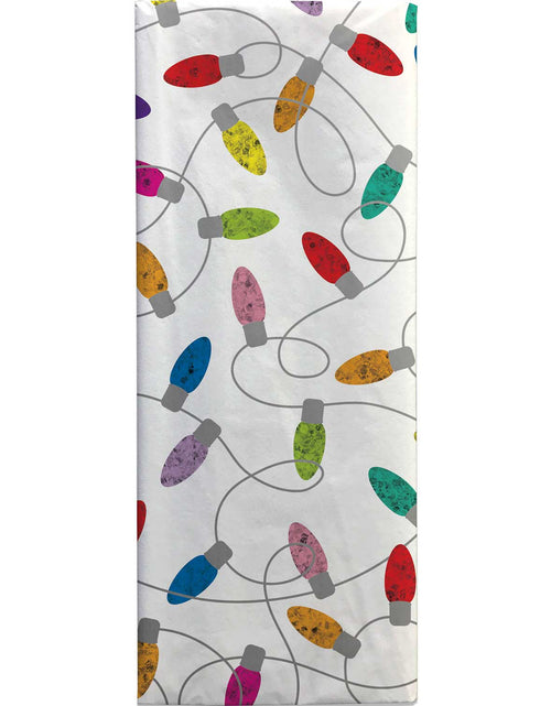 Load image into Gallery viewer, String of Lights 20" x 30" Christmas Gift Tissue Paper by Present Paper
