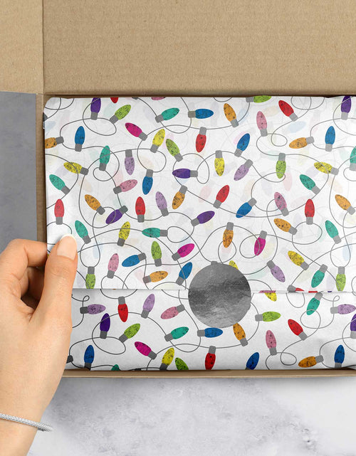 Load image into Gallery viewer, String of Lights 20" x 30" Christmas Gift Tissue Paper by Present Paper
