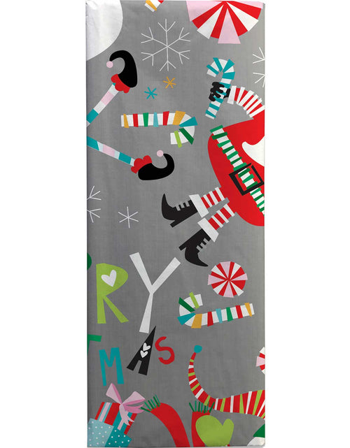 Load image into Gallery viewer, Santa &amp; Snowmen 20" x 30" Christmas Gift Tissue Paper by Present Paper
