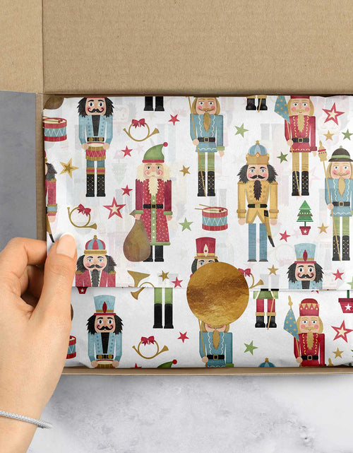Load image into Gallery viewer, Nutcracker 20" x 30" Christmas Gift Tissue Paper by Present Paper
