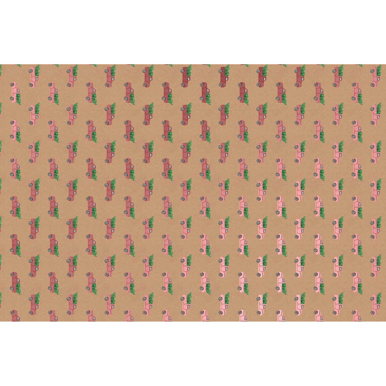Red Pickup Truck 20" x 30" Christmas Gift Tissue Paper by Present Paper