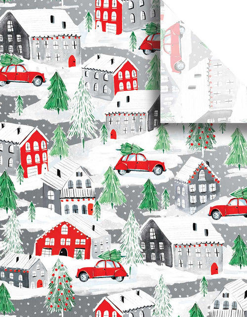 Load image into Gallery viewer, Home Town 20" x 30" Christmas Gift Tissue Paper by Present Paper

